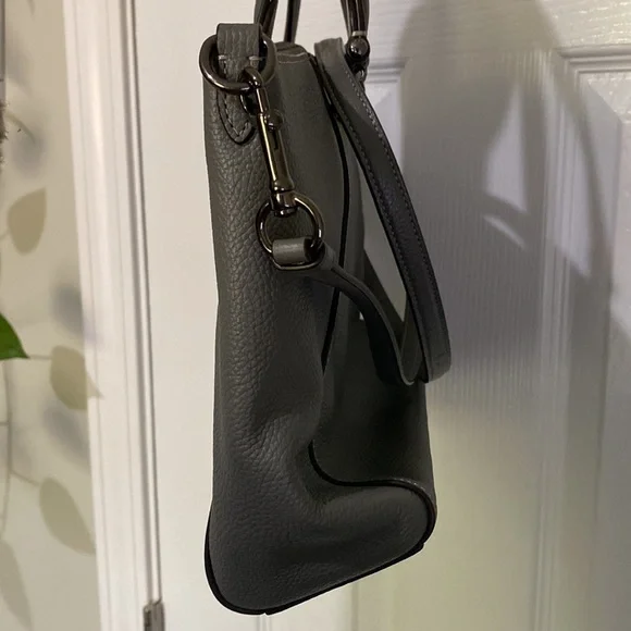 Authentic COACH Pebble Grey Prairie Satchel - Picture 9 of 14